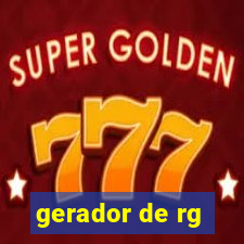 gerador de rg